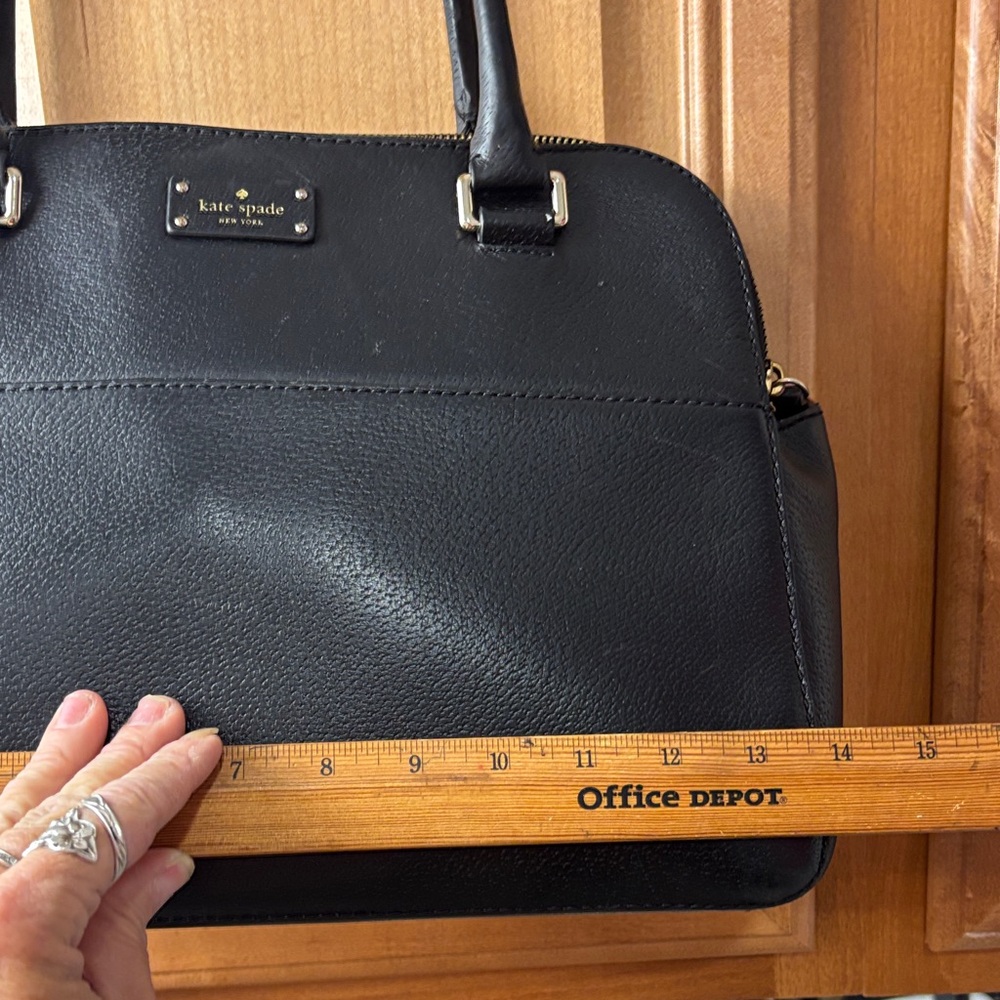 kate spade Black Leather Shoulder Satchel - Picture 14 of 14